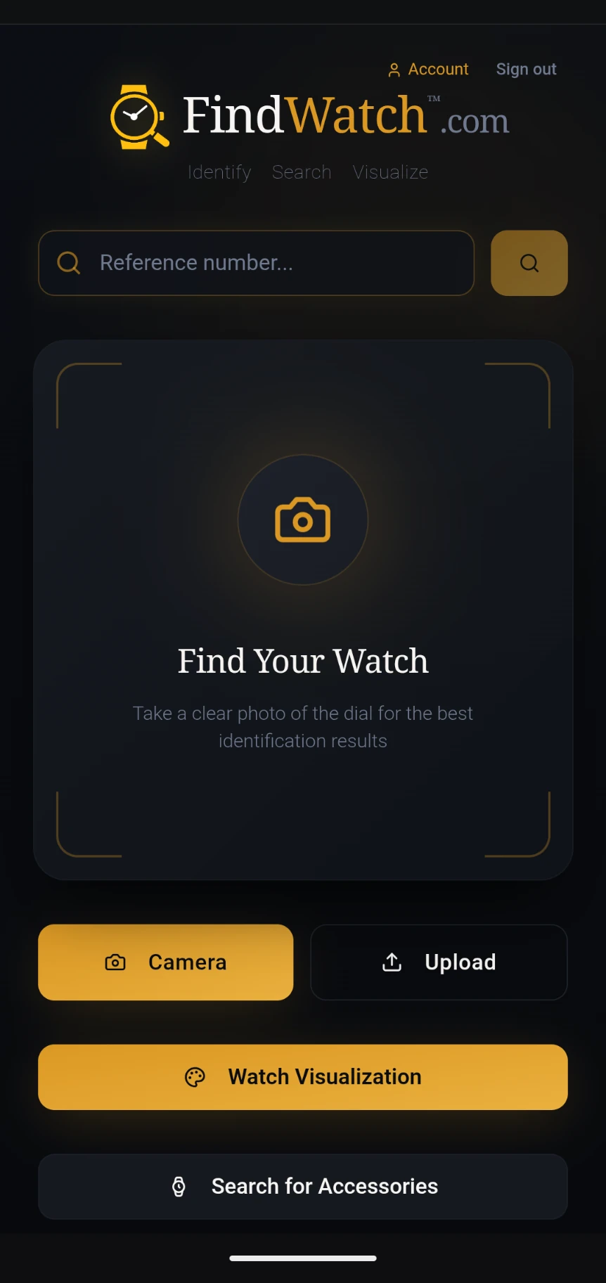 Step 1: Open FindWatch