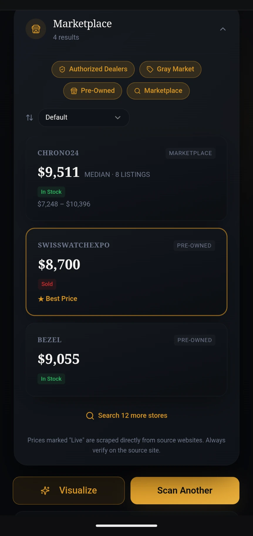 Step 12: Compare & Buy