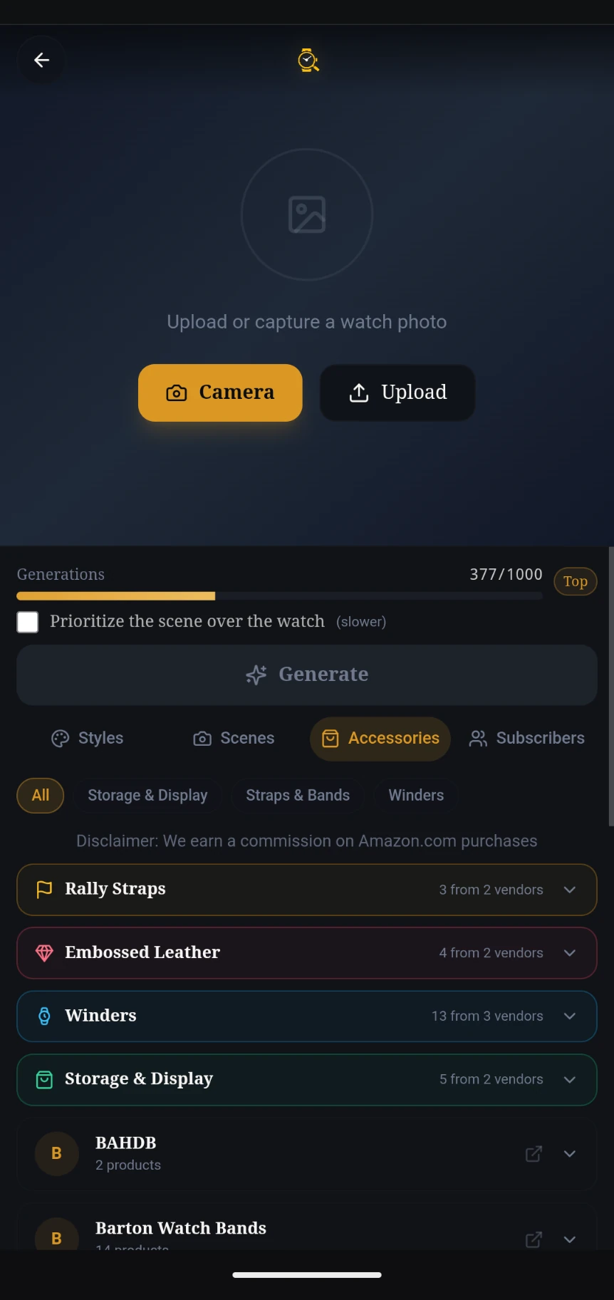 Step 17: Browse the Accessories Tab