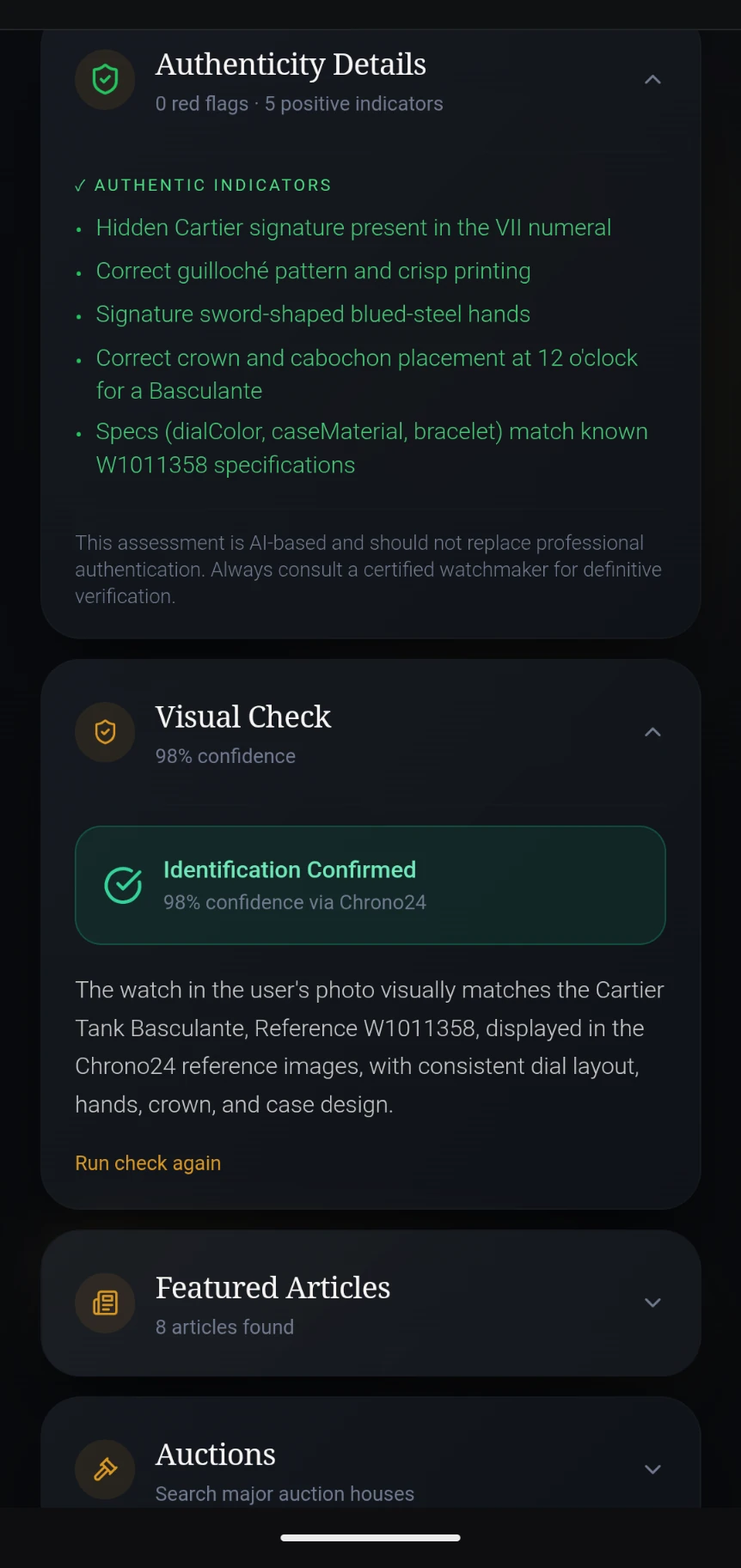 Step 8: Visual Check Confirmed